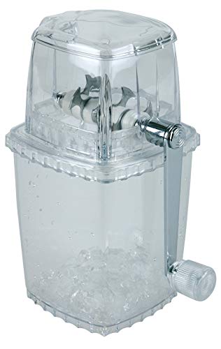 Buddy´s Bar - EIS-Zerkleinerer, hochwertiger Ice Crusher, transparent mit Edelstahl-Messern, robust und langlebig zur Herstellung von Crushed Ice von Buddy´s Bar