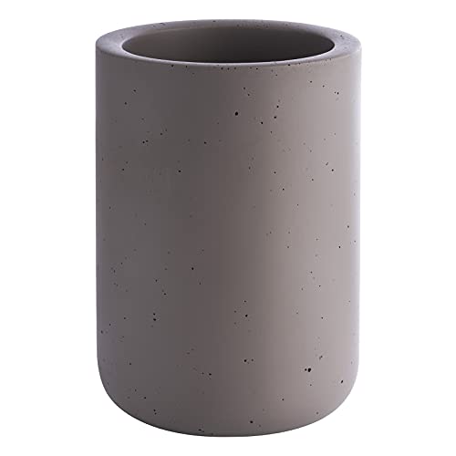 Buddy´s Bar - Flaschenkühler „Concrete“, hochwertiger Sektkühler aus Beton, 12 x 19 cm, möbelschonende Unterseite, Innendurchmesser 10 cm, Weinkühler geeignet für 0,7 L - 1,5 L Flaschen, Beton grau von Buddy´s Bar