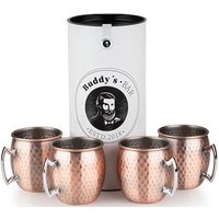 Buddys Becher "Buddy´s Bar", (Set, 4 tlg.) von Buddy's