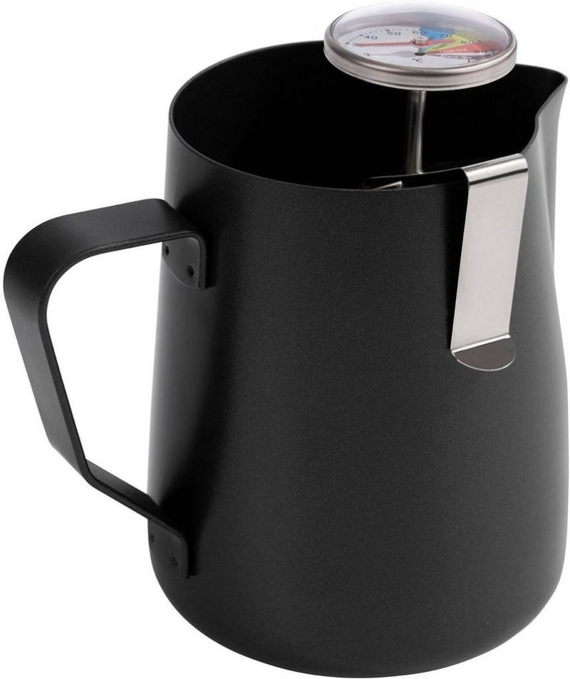 Buddy's Milchkanne, 0,6 l, (Set, Milchkanne, Thermometer), Edelstahl, inkl. Thermometer von Buddy's