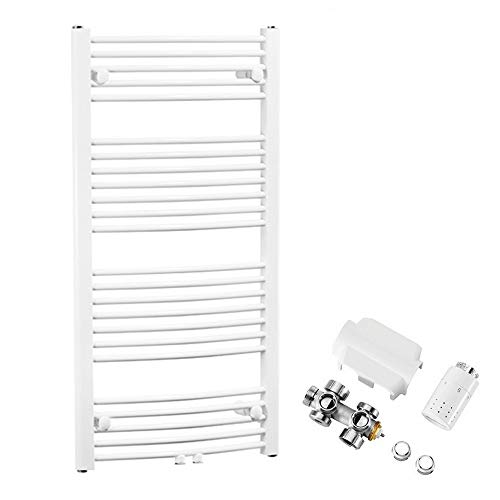 Buderus Badheizkörper Set Logatrend Direct gerade Mittenanschluss Komplettset (1500 x 600 mm gerade) von Buderus