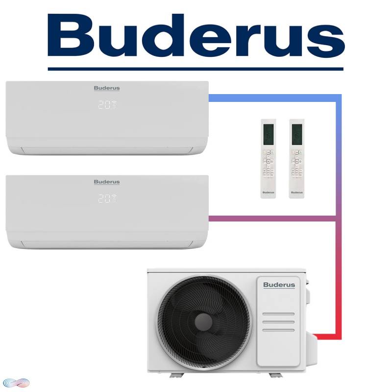 Buderus Logacool Set 2,6 kW & 3,5 kW Wandgeräte + 5,3 kW Außengerät"" von Buderus
