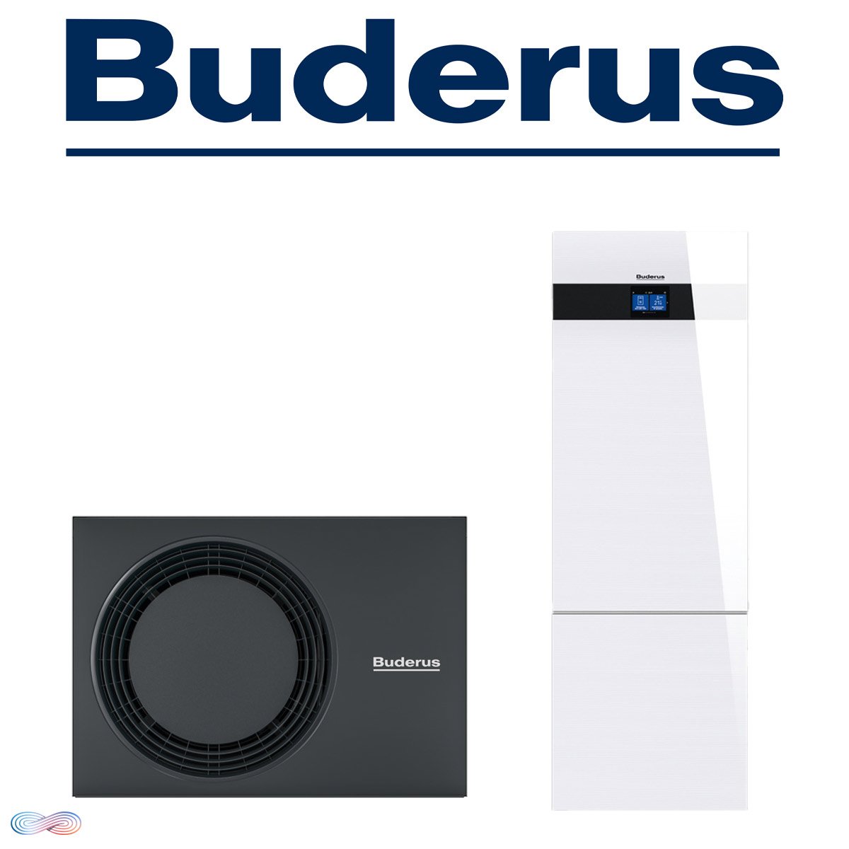 Buderus Luft-Wasser Wärmepumpe 4 kW | Logaplus M WLW176i AR T180"" von Buderus