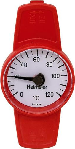 HEIMEIER Thermometer für Globo Kugelhahn DN 40 bis DN 50, Farbe"rot" von Buderus