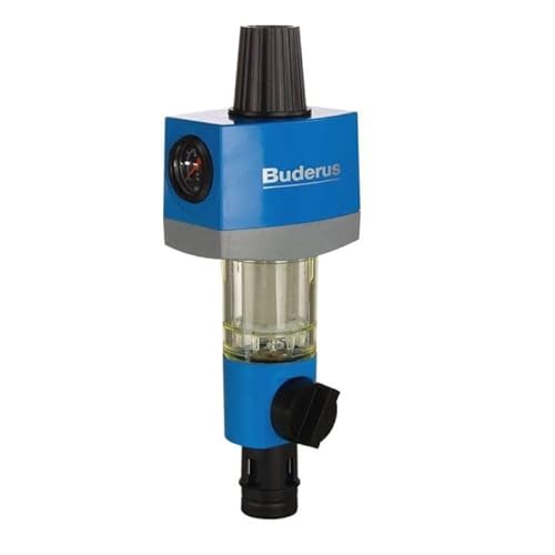 Buderus Logafix Filterkombination 1 Zoll mit Druckminderer, Manometer und drehbarem Anschlussstück von Buderus