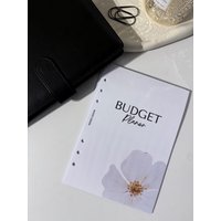 Finanzplaner - Budgetplaner | Undatiert Matt Foliert A5 von BudgetDesignbyMelli