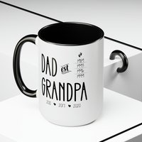 Gegründet Benutzerdefinierte Opa Geschenk, Personalisierte Opa-Papa Tasse, Vatertags-Opa-Tasse Gegründet Benutzerdefinierte Opa Geschenk, Personalisierte Opa-Papa Tasse, Vatertags-Opa-Tasse von BudsMugs