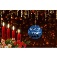 O Holy Night, A Christian Ornament, Mit Inspiration Der Geburt Jesu, Ein Wunderbares, Dem Glauben Gefülltes Ornament Und Eine Erinnerung An Die O Holy Night, A Christian Ornament, Mit Inspiration Der Geburt Jesu, Ein Wunderbares, Dem Glauben Gefülltes Ornament Und Eine Erinnerung An Die von BudsMugs