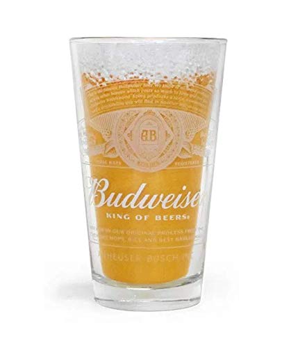 Budweiser Logo Pint Glasses - Set of 4 by Budweiser von Budweiser