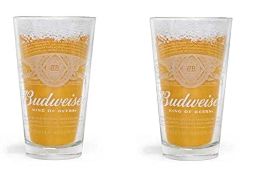 The Budweiser Signature Dream Pint-Gläser, 2 Stück von Budweiser