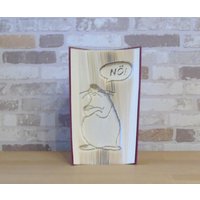 Robbe Sagt Nö - Gefaltetes Buch // Buchfaltkunst Geschenk Dekoration Buchdeko Robbe Sagt Nö - Gefaltetes Buch // Buchfaltkunst Geschenk Dekoration Buchdeko von Buechertruhe