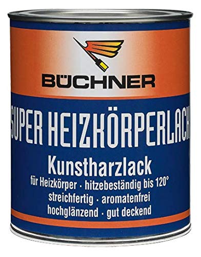 Büchner Heizkörperlack Superweiss, 250 ml, weiß von Büchner Super Heizkörperlack