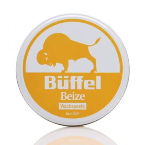 Büffel | Büffel-Beize Nr. 1 gelb 250ml | Gelbe Wachsbeize | Beize und Pflege von Holz, Holzböden und Möbeln | Strapazierfähig | Wasserabweisend von Büffel