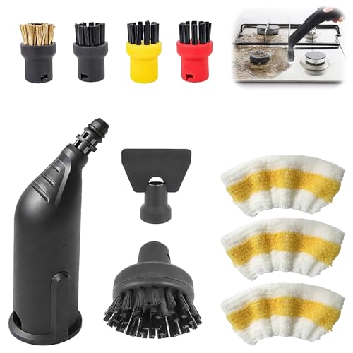 Dampfreiniger SC1 SC2 SC3 SC4 SC5 CTK10 CTK20 10 Stück Zubehör für Kärcher,3 Mikrofaser Tuch,Rundbürstenset Schaberdüse Dampfreiniger Ersatzteile Dampfreiniger SC1 SC2 SC3 SC4 SC5 CTK10 CTK20 10 Stück Zubehör für Kärcher,3 Mikrofaser Tuch,Rundbürstenset Schaberdüse Dampfreiniger Ersatzteile von Buennthon