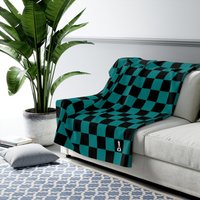 Sherpa Fleece Decke Schwarz-Grün Karaffe | Buenos Neuschach Sherpa Fleece Decke Schwarz-Grün Karaffe | Buenos Neuschach von BuenosNewChess