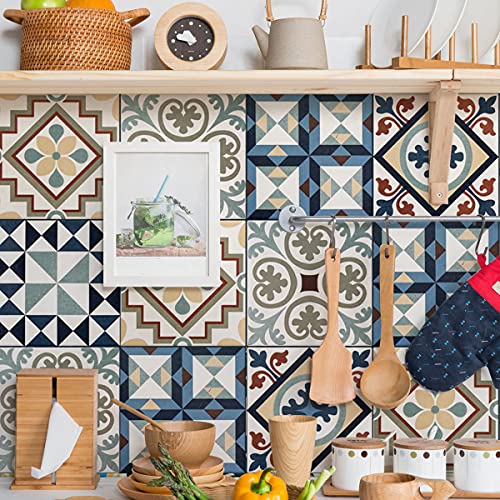 BuerHomie Fliesenaufkleber Mosaik für Bad, Küche, Badezimmer, Fliesen-Folie Selbstklebend 20x20cm BuerHomie Fliesenaufkleber Mosaik für Bad, Küche, Badezimmer, Fliesen-Folie Selbstklebend 20x20cm von Buer Homie