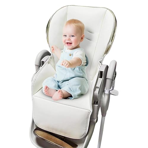 Baby Hochstuhl Bezug, Baby Hochstuhl Kissenbezug, Baby Esszimmerstuhl Sitzkissen PU Leder Hochstuhl Sitzauflage Geeignet Für Hagaday von Buerfu