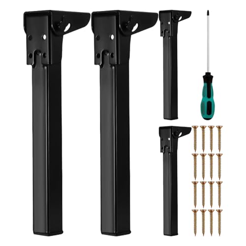 Buerfu Couchtischbeine – Ersatzbeine für Campingtisch – robuste Möbelfüße für Nachttisch, Stuhl, Schreibtisch, Küche, Sofa, Bett, Schrank, Kommode von Buerfu