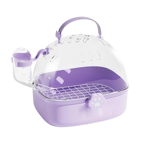 Buerfu Hamster Transportbox | Tragbare Kleintierbox Mit Trinkflasche | Atmungsaktive Vogeltransporttasche Für Igel Chinchillas Unzertrennliche Nymphensittiche Wellensittiche Aras Sittiche Buerfu Hamster Transportbox | Tragbare Kleintierbox Mit Trinkflasche | Atmungsaktive Vogeltransporttasche Für Igel Chinchillas Unzertrennliche Nymphensittiche Wellensittiche Aras Sittiche von Buerfu
