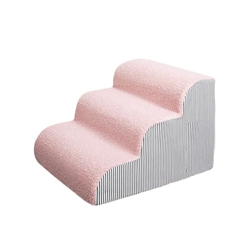 Buerfu Hundetreppe - Katzen Und Hunde Treppen Couch Und Bett Stufen,rutschfeste Waschbare Abdeckung Für Zuhause Auto Rampe Wohnzimmer Schlafzimmer Indoor Outdoor SUV Truck von Buerfu