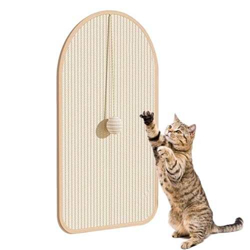 Buerfu Katzenkratzpads | Teppich Katzenkratzmatte Sisal - Haustier Kätzchen Kratzbrett Platzsparend für Sofas Wand Couch Boden von Buerfu