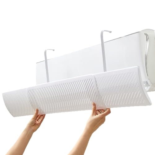 Buerfu Klimaanlagen Luftabweiser,Verstellbarer Luftauslass-Deflektor | Klima-Umlenker Für Auto Zuhause Büro Decke Außenbereich Schlafzimmer Familie von Buerfu