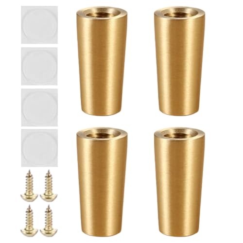 Buerfu Möbelbeine - 4 Stück Ersatzbeine Für Sofa,rutschfeste Möbelfüße Für Bett Kleiderschrank Nachttisch Schreibtisch Stuhl Schrank von Buerfu