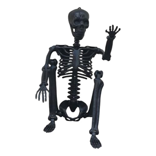 Buerfu Skelette Für Halloween - Dekoration Für Spukhaus Realistisches Skelett Mit Beweglichen Gelenken - Unheimliche Szenen Partyzubehör Für Rasen Garten Hof Dekoration Geisterhaus Balkone Terrassen von Buerfu