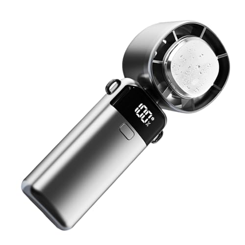 Buerfu Tragbarer Handventilator - Tragbarer Lüfter Zur Abkühlung | Praktisches Gadget Mit 100 Geschwindigkeitsstufen Batteriebetrieben Leiser Klappbarer Luftkühler Für Studentenzimmer von Buerfu