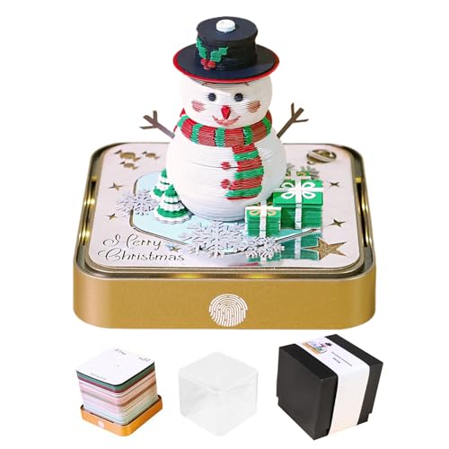 Buerfu Zeitmesser Kalender 2026 | Reißbarer Schnitznotiz Kalender 2026 - Charmante Notizblock Dekoration für Schlafzimmer Desktop Arbeitszimmer Küche Bücherregal Arbeitsplatz Schule Zuhause von Buerfu