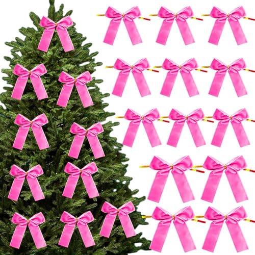 Weihnachtsschleifen aus rotem Samt, 12 Stück, Vintage-Samtband, Geschenkschleifen für Baumkranz, Krawatte für Zuhause, Innendekoration, Outdoor-Dekorationen Weihnachtsschleifen aus rotem Samt, 12 Stück, Vintage-Samtband, Geschenkschleifen für Baumkranz, Krawatte für Zuhause, Innendekoration, Outdoor-Dekorationen von Buerfu