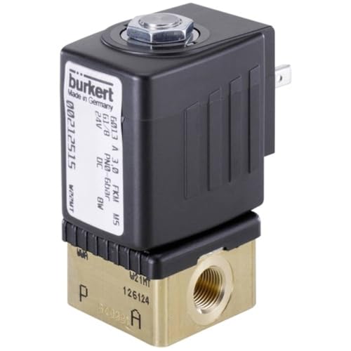 Bürkert Direktgesteuertes Ventil 125301 6013 24 V/DC G 1/4 Muffe Nennweite (Details) 3mm 1St. von Bürkert