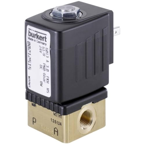 Bürkert Direktgesteuertes Ventil 137537 6013 24 V/DC G 1/4 Muffe Nennweite (Details) 2mm 1St. von Bürkert