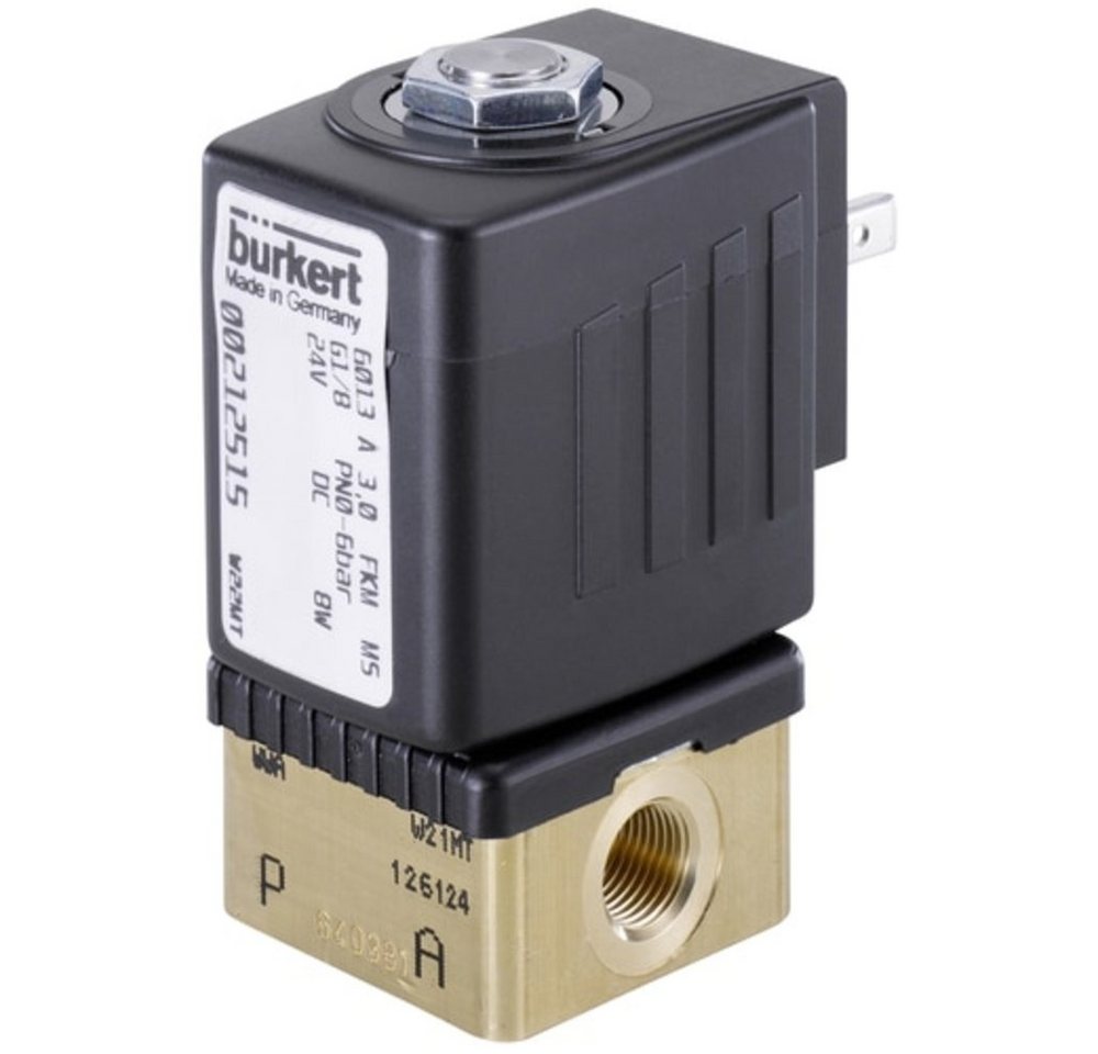 Bürkert Durchflussschalter Bürkert Direktgesteuertes Ventil 125314 6013 230 V/AC G 1/4 Muffe Nenn von Bürkert