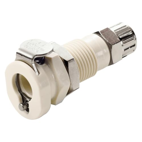 Bürkle POM Schnellverschluss-Schlauchnippelkupplungen mit Außengewinde, ohne Ventil, NW 3.2 mm, Vaterteil, 1/8" NPT Gewinde, 15 mm Länge von Bürkle