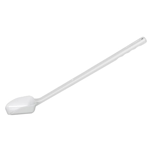 Bürkle Polystyrol Einweg Probenschaufel mit Langer Griff, Standard, Weiß, 50 ml Kapazität, 390 mm Gesamtlänge, 10 Stück von Bürkle