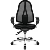 Topstar® Bürodrehstuhl Ortho 15, Netzrücken, höhenverstellbare Armlehnen, schwarz von Topstar®