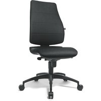 Topstar® Bürodrehstuhl Syncro, gepolsterte Rückenlehne, ergonomischer Bandscheibensitz, schwarz von Topstar®