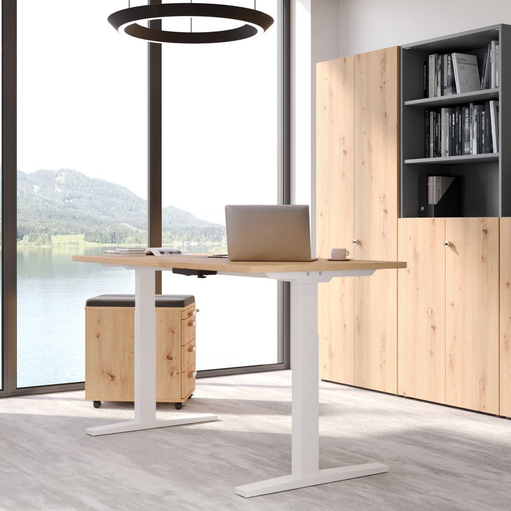 Hammerbacher Schreibtisch XMKA| 11 Farben | elektrisch höhenverstellbar | 120-180cm x 70-120 x 80cm Hammerbacher Schreibtisch XMKA| 11 Farben | elektrisch höhenverstellbar | 120-180cm x 70-120 x 80cm von Hammerbacher