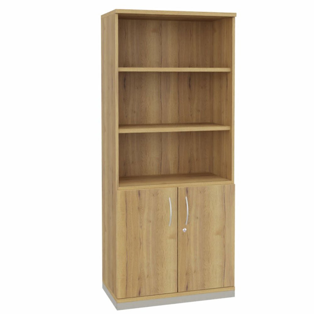 Kombischrank Regal Aktenschrank  5OH 800 mm breit + Schrank Serie Profi montiert + auf Rechnung bestellen und sparen von Büromöbel Plus