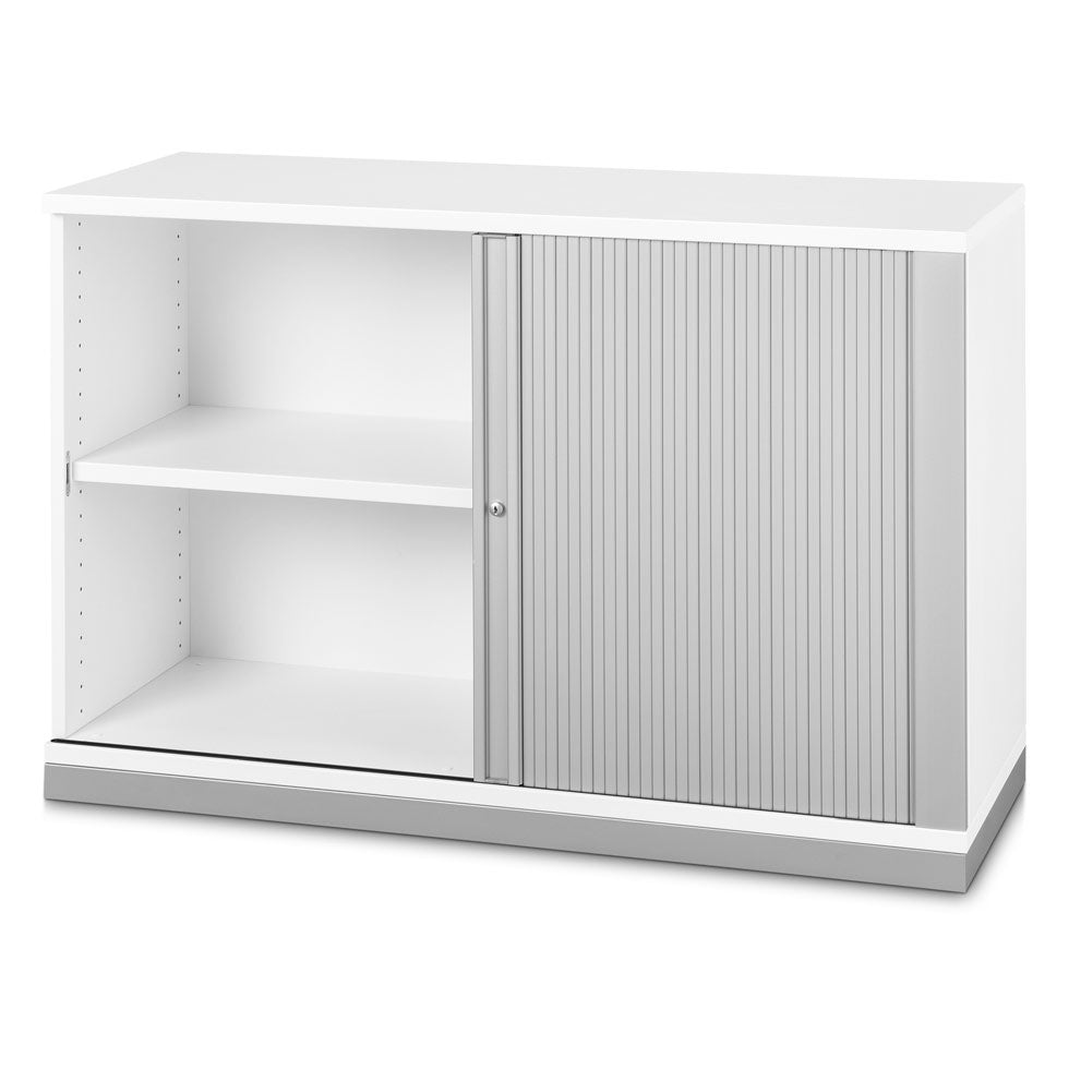 Querrolladenschrank Sidebord Aktenschrank 2/3 OH 1200 mm breit + Schrankserie Profi + in 10 Tagen geliefert - auf Rechnung bestellen und sparen von Büromöbel Plus