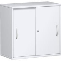 Geramöbel Schiebetürschrank Profi, 2 OH, Breite 800 mm, weiß von Geramöbel