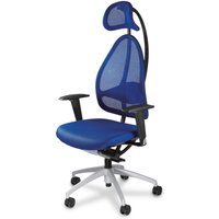 Topstar® Bürodrehstuhl Open Base 10, mit Kopfstütze, ergonomisch, rot von Topstar®