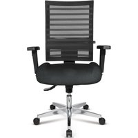 Topstar® Bürodrehstuhl P91-NET, Netzrücken schwarz, Sitz apfelgrün von Topstar®