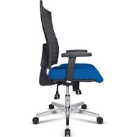 Topstar® Bürodrehstuhl P91-NET, Netzrücken schwarz, Sitz blau von Topstar®