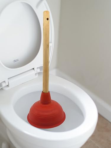 Bürstenfabrik - MADE IN GERMANY MAAJ UNIVERSAL PÖMPEL Ø 14 cm ABLAUFSAUGER SAUGGLOCKE GUMMIGLOCKE Plunger ROHRFREI OHNE Chemie von Bürstenfabrik - MADE IN GERMANY
