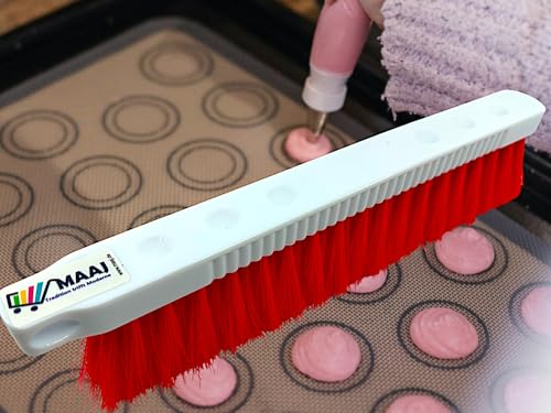 MAAJ Hygiene MEHLBESEN ROT FÜR DIE LEBENSMITTELINDUSTRIE - Made IN Germany von Bürstenfabrik - MADE IN GERMANY