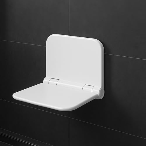 Bürstenking Duschklappsitz für Wandmontge mit Rückenlehne bis 140 kg belastbar, weiß – Ideal für Senioren Duschsitz klappbar Wandmontage, Duschhocker Wandmontage, Klappsitz Wand Dusche Bürstenking Duschklappsitz für Wandmontge mit Rückenlehne bis 140 kg belastbar, weiß – Ideal für Senioren Duschsitz klappbar Wandmontage, Duschhocker Wandmontage, Klappsitz Wand Dusche von Bürstenking