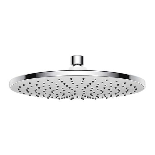 Bürstenking Duschkopf Regendusche, ø 23 cm, ½ Kugelgelenk, einfache Montage, leicht zu reinigende Regendusche, Regendusche Duschkopf mit Silikon Düsen, Chrom von Bürstenking