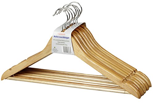 Bürstenmann Formbügel gewinkelt 8 Stück, Holz, beige, 9.8 x 44.5 x 23 cm, 8-Einheiten Bürstenmann Formbügel gewinkelt 8 Stück, Holz, beige, 9.8 x 44.5 x 23 cm, 8-Einheiten von Bürstenmann